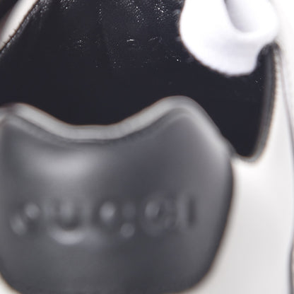 Gucci Calfskin Womens Interlocking G Sneakers 37 Black White 8 of 9