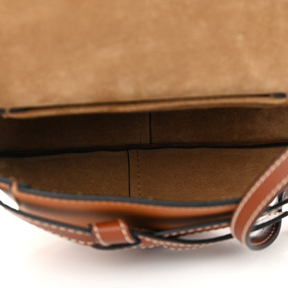Loewe Grained Calfskin Mini Gate Crossbody Bag Caramel Pecan 5 of 9