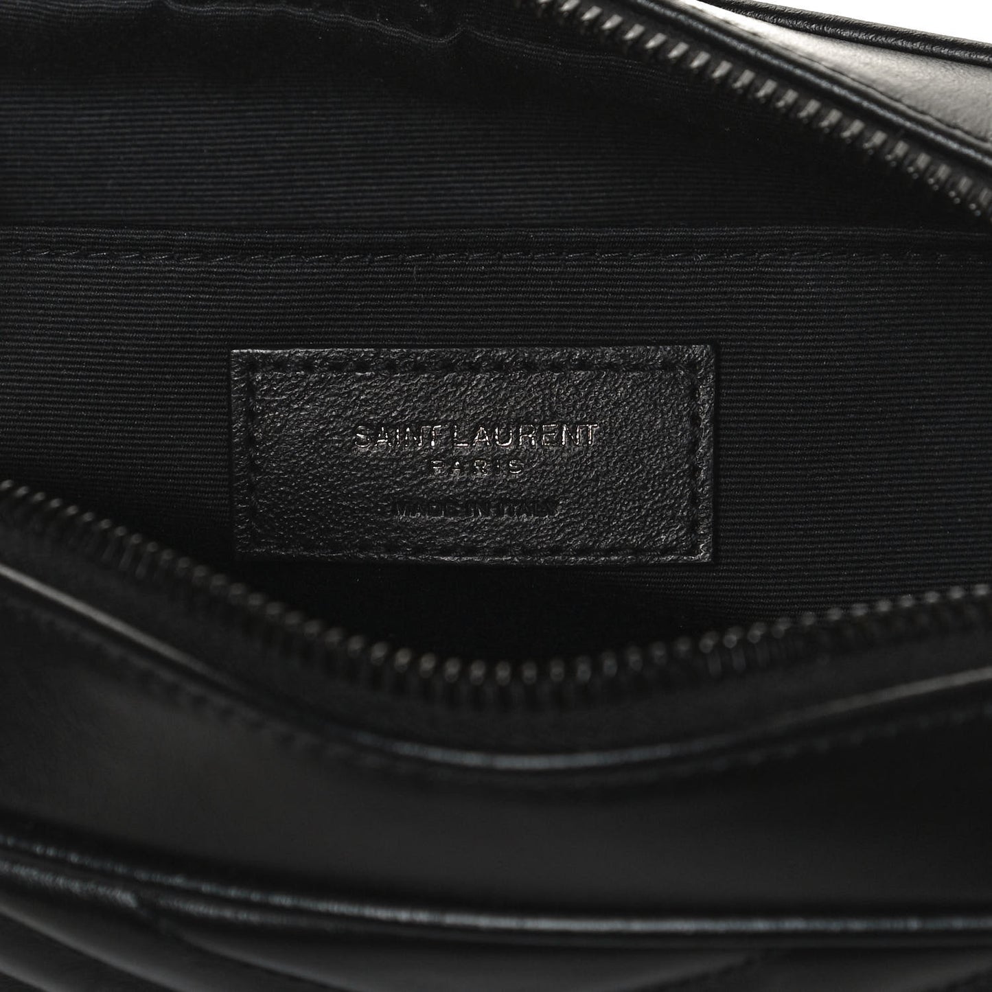 Calfskin Matelasse Monogram Lou Camera Bag Black