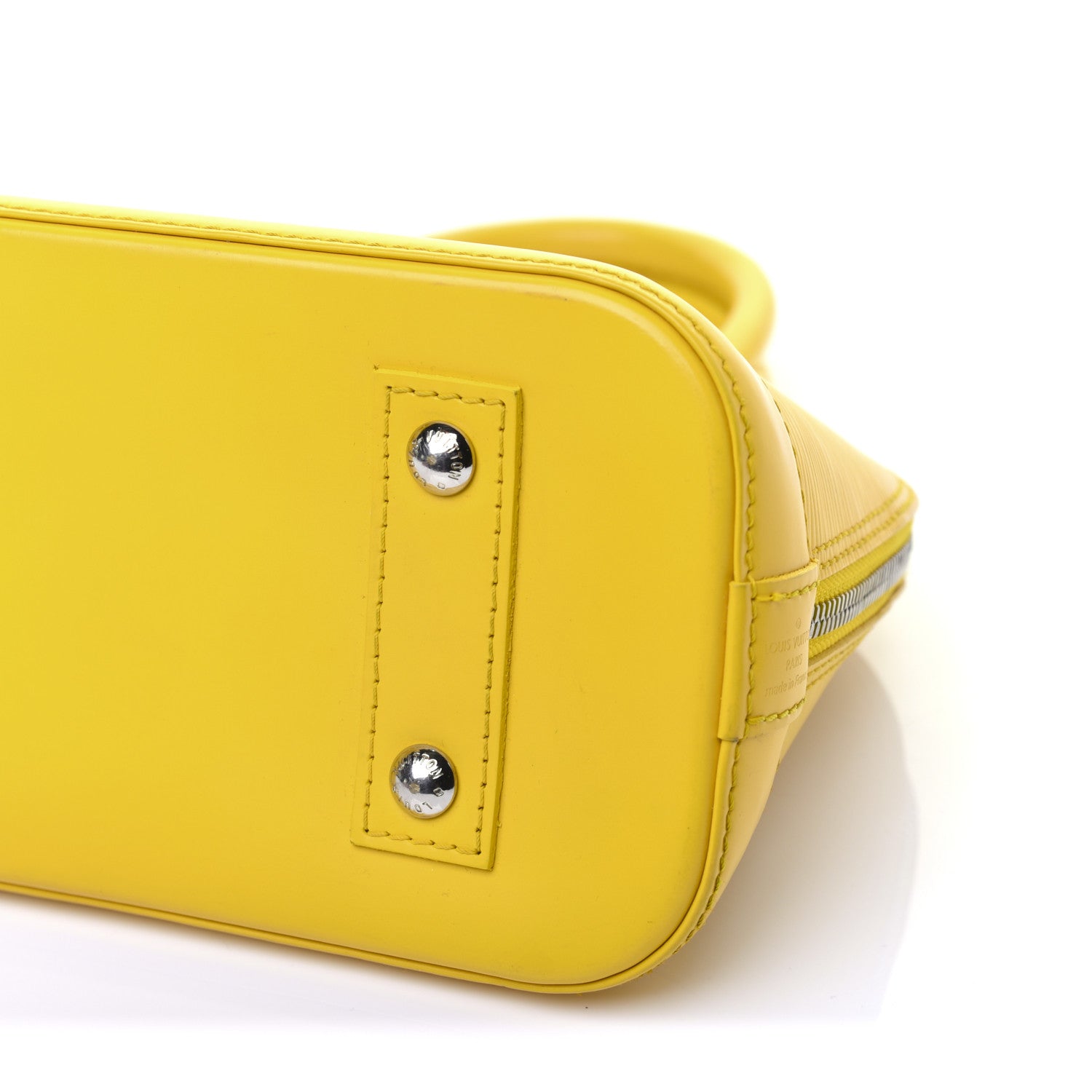 Louis Vuitton Epi Alma BB Citron 7 of 35