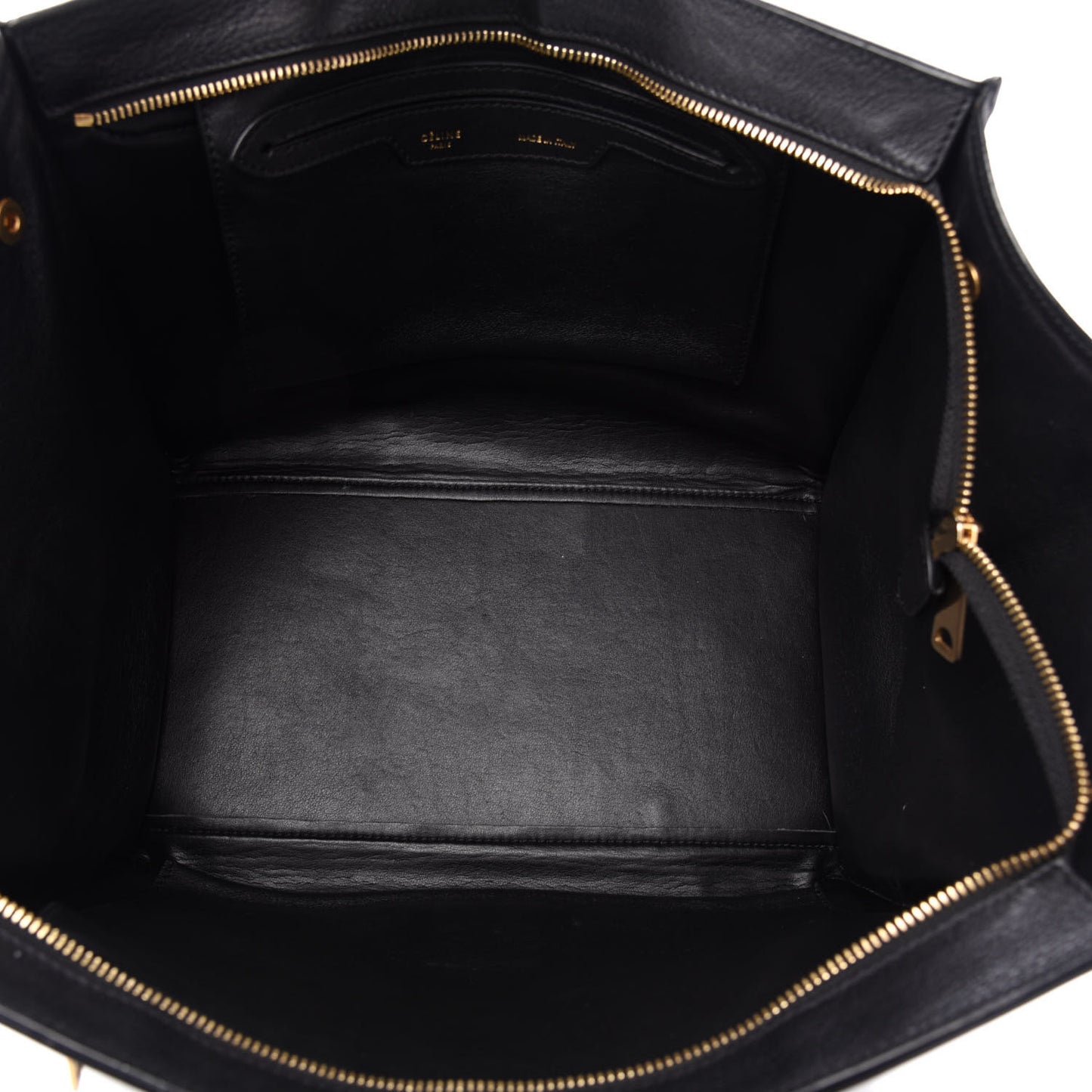 Smooth Calfskin Denim Medium Trapeze Blue