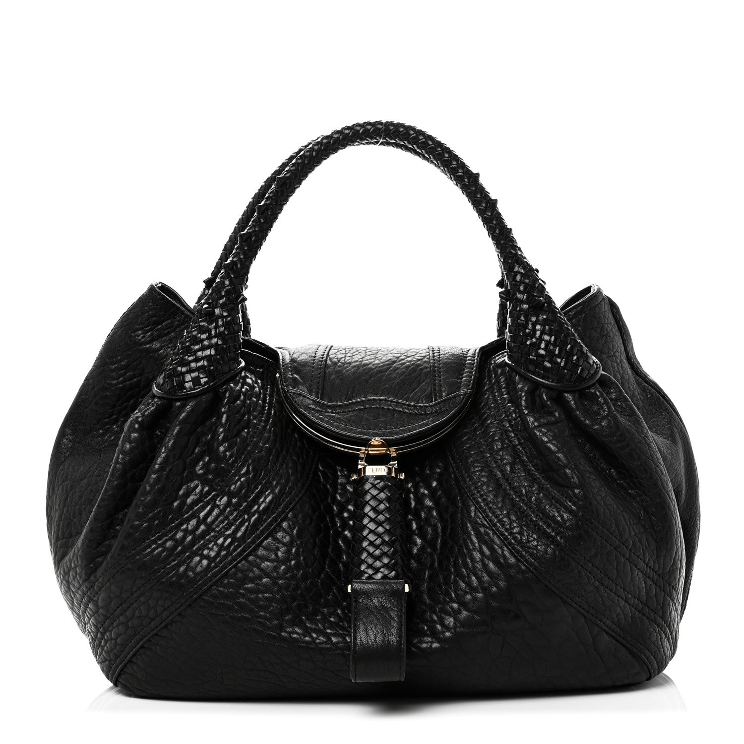 Fendi Nappa Nuvolata Spy Black 1 of 9
