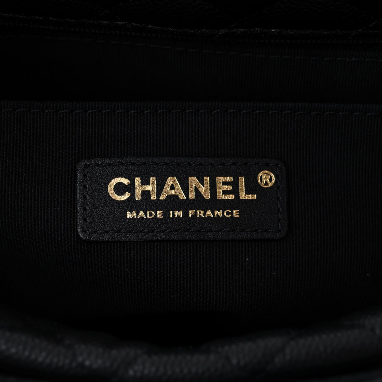Chanel Caviar Calfskin Quilted Top Handle Flap Black 6 of 10