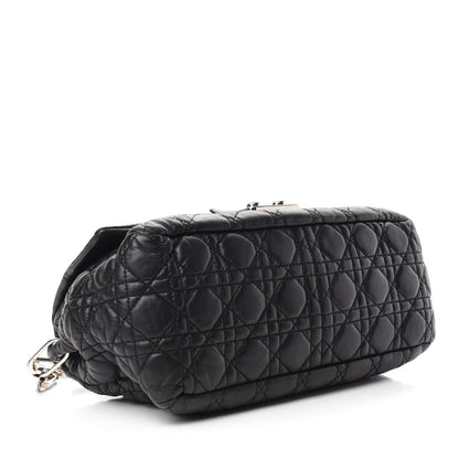 Christian Dior Lambskin Cannage New Lock Flap Black 4 of 10