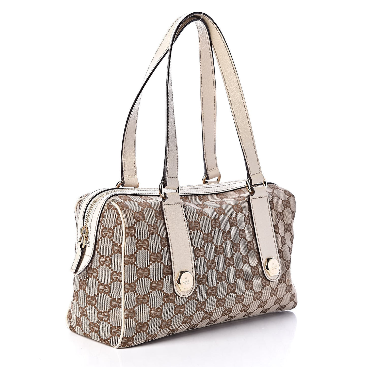 Monogram Small Charmy Boston White
