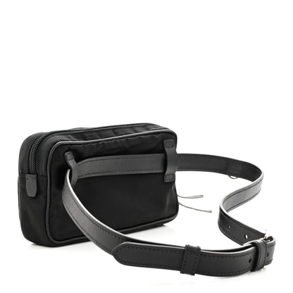 Prada Tessuto Nylon Saffiano Belt Bag Black 3 of 11