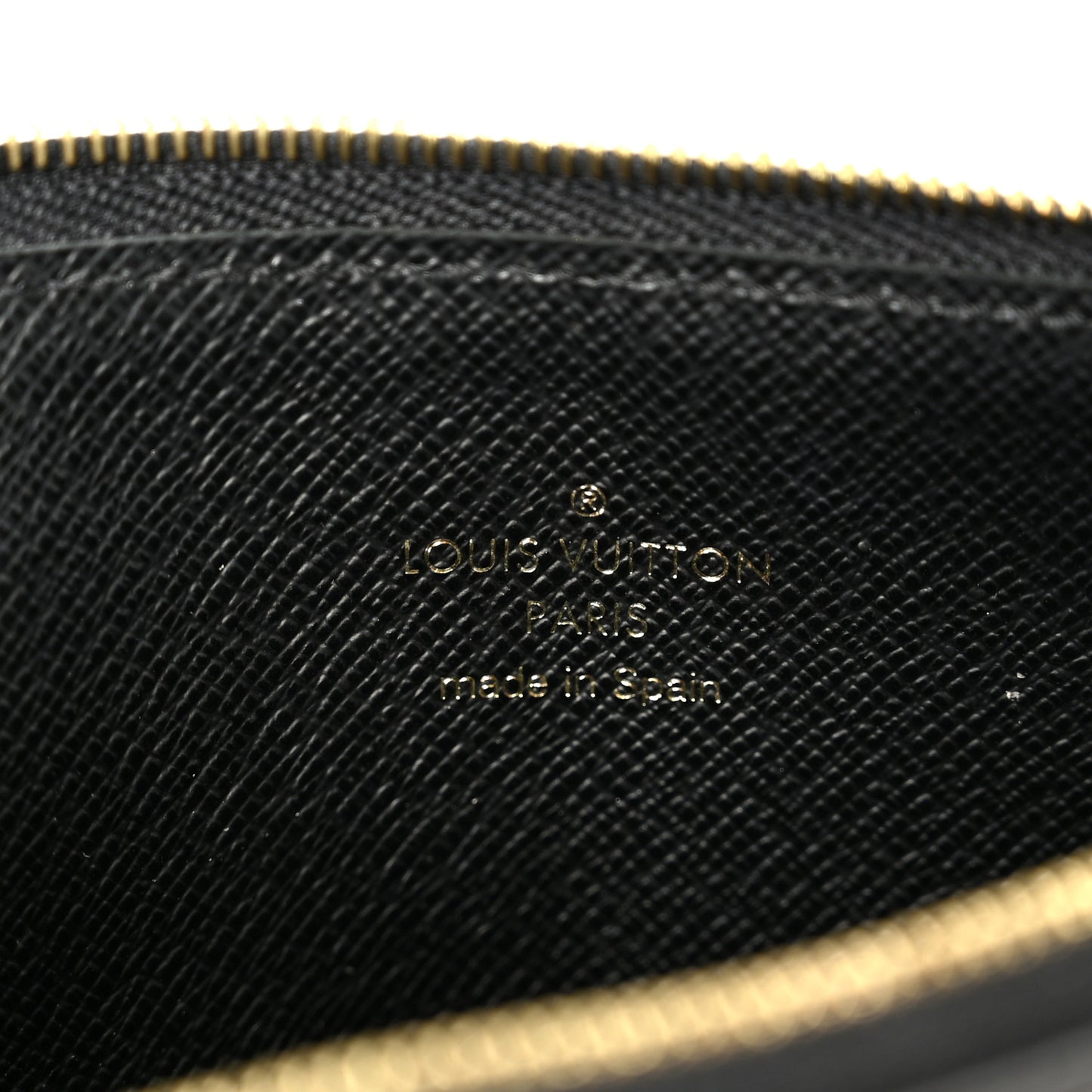 Monogram Slim Purse Black