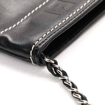 Chanel Lambskin Lax Pochette Black 11 of 12