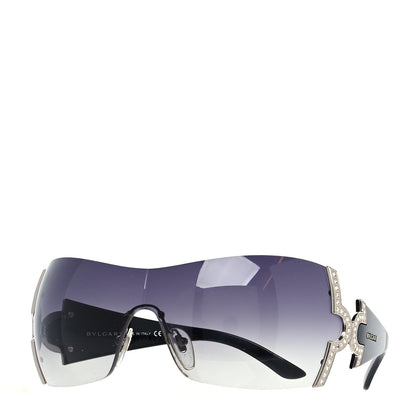 Bulgari Crystal 651-B Sunglasses Black 1 of 7