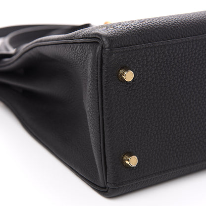 Hermes Togo Kelly Retourne 28 Black 4 of 9