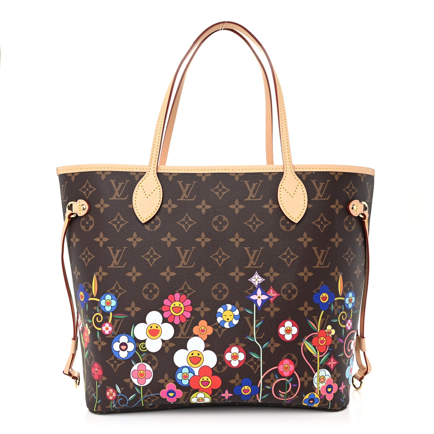 LV X TM Monogram Flowers Neverfull MM