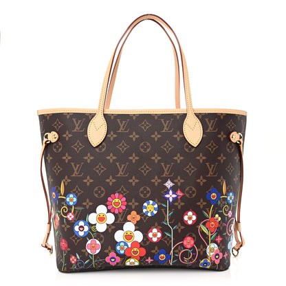 Louis Vuitton LV X TM Monogram Flowers Neverfull MM 1 of 9