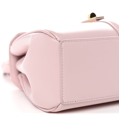 Celine Satinated Calfskin Mini 16 Top Handle Bag Pastel Pink 9 of 10