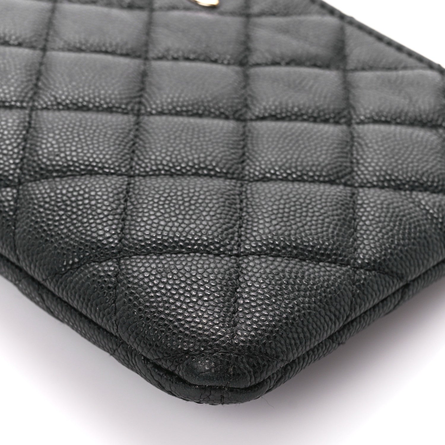 Chanel Caviar Quilted Cosmetic Case Black 10 of 13