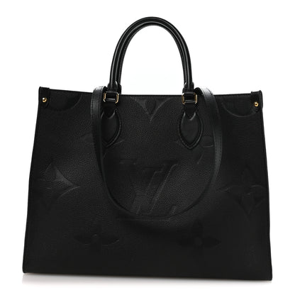 Louis Vuitton Empreinte Monogram Giant Onthego MM Black 1 of 9