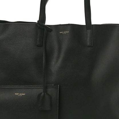 Saint Laurent Calfskin Large Shopping Tote Black 9 of 12