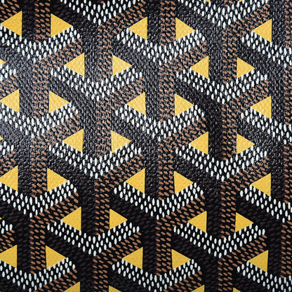 Goyard Goyardine Saint Louis Claire Voie GM Black Yellow 8 of 9