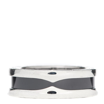 Bulgari Sterling Silver Ceramic Save The Children One-Band Ring 51 5.75 3 of 7