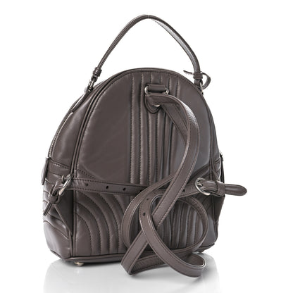 Prada Soft Calfskin Impunture Diagramme Day Backpack Bambu 2 of 8