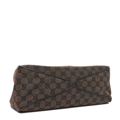Gucci Monogram Hobo Dark Brown 4 of 10