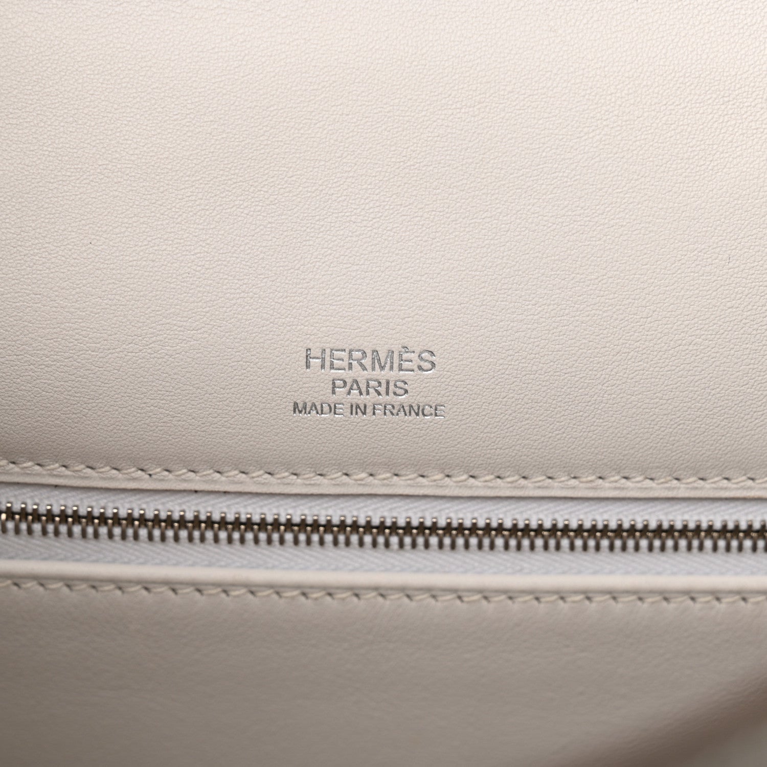 Hermes Swift Ghillies Kelly Retourne 32 White Gris Perle 6 of 14