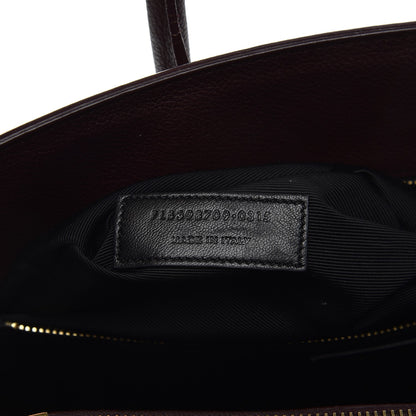 Saint Laurent Grained Calfskin Small Classic Sac De Jour Amaranto 7 of 11
