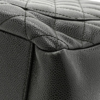 Chanel Caviar Quilted Grand Shopping Tote GST Dark Grey 18 of 22