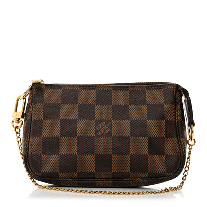 Louis Vuitton Damier Ebene Mini Pochette Accessories 1 of 7