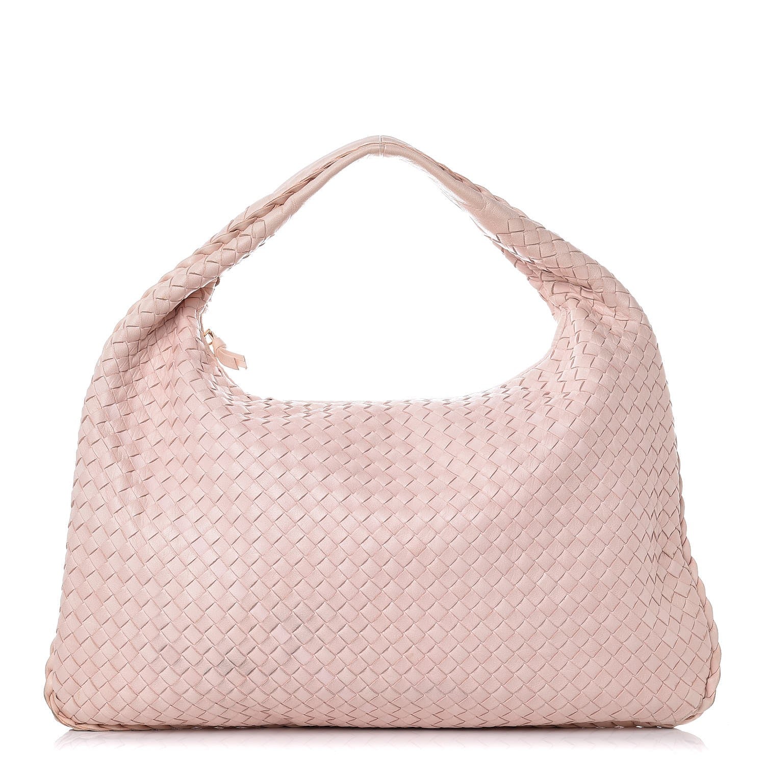 Bottega Veneta Nappa Intrecciato Large Veneta Hobo Magnolia 1 of 10