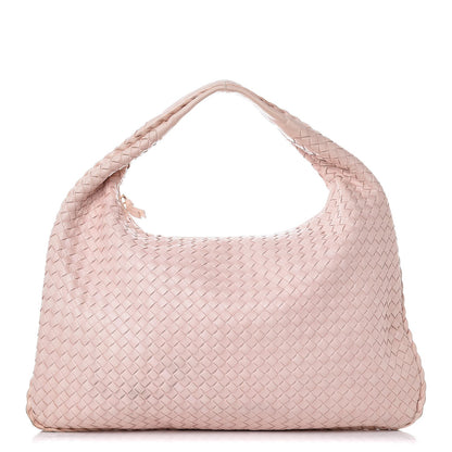 Bottega Veneta Nappa Intrecciato Large Veneta Hobo Magnolia 1 of 10
