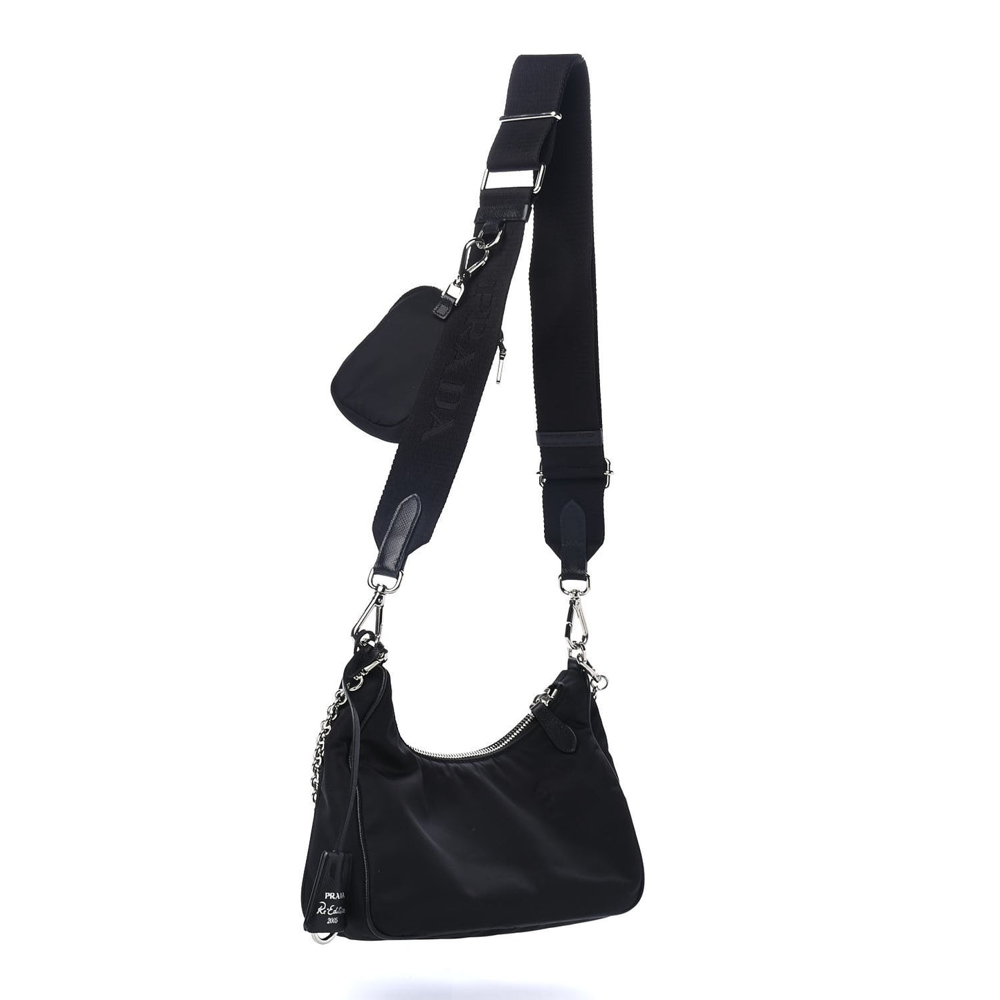 Nylon Re-Edition 2005 Shoulder Bag Black