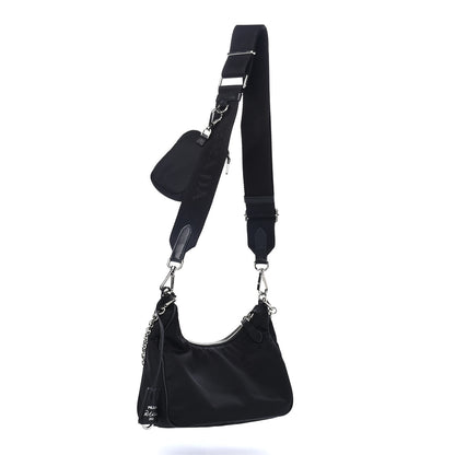 Prada Nylon Re-Edition 2005 Shoulder Bag Black 2 of 4