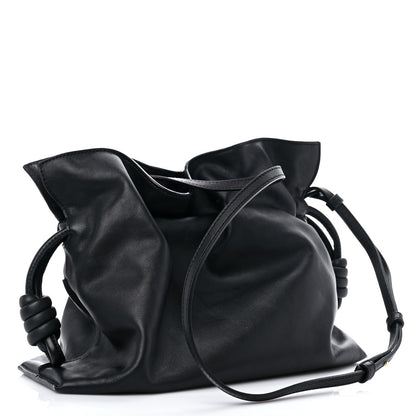 Loewe Nappa Flamenco Knot Clutch Black 2 of 8