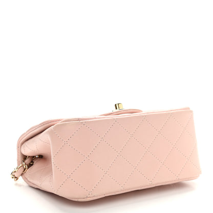 Chanel Lambskin Quilted Mini Square Flap Light Pink 3 of 8