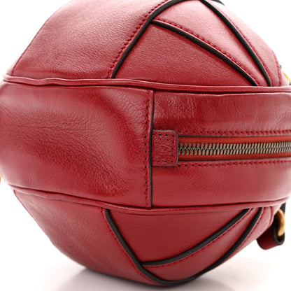 Gucci Piuma Lux Energy Mini Tifosa Basketball Shaped Shoulder Bag Romantic Cerise 11 of 12