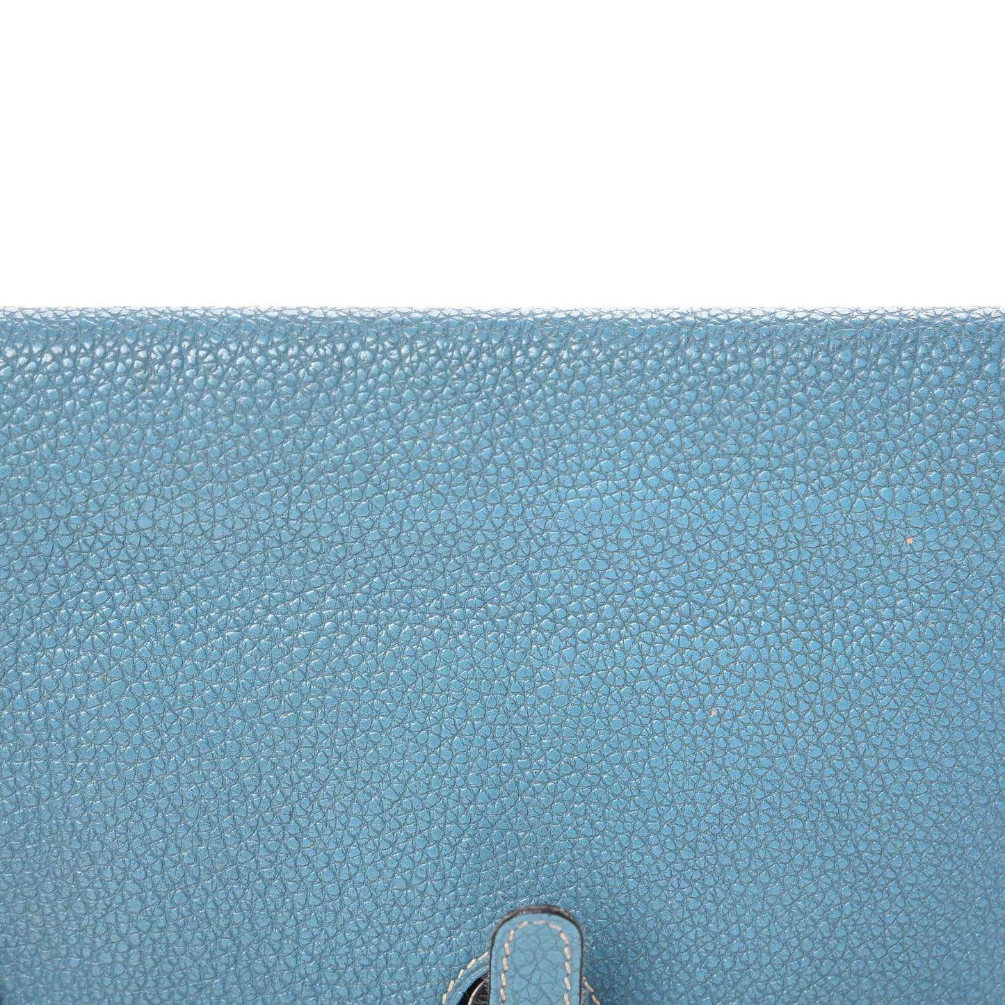 Togo Dogon Duo Wallet Blue Jean
