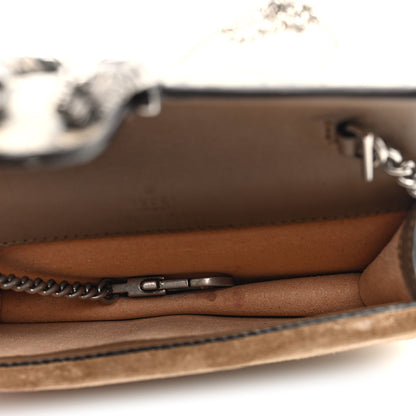 Gucci GG Supreme Monogram Super Mini Dionysus Shoulder Bag Taupe 5 of 9