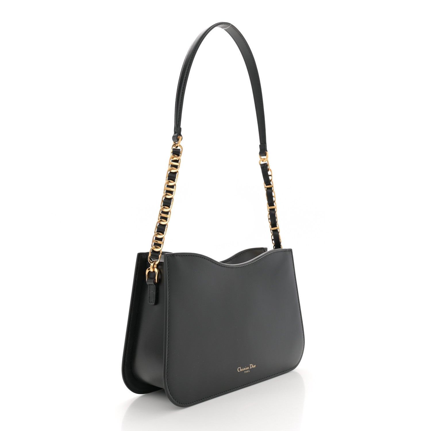 Christian Dior Calfskin CD Signature Mini Hobo Bag Black 3 of 11