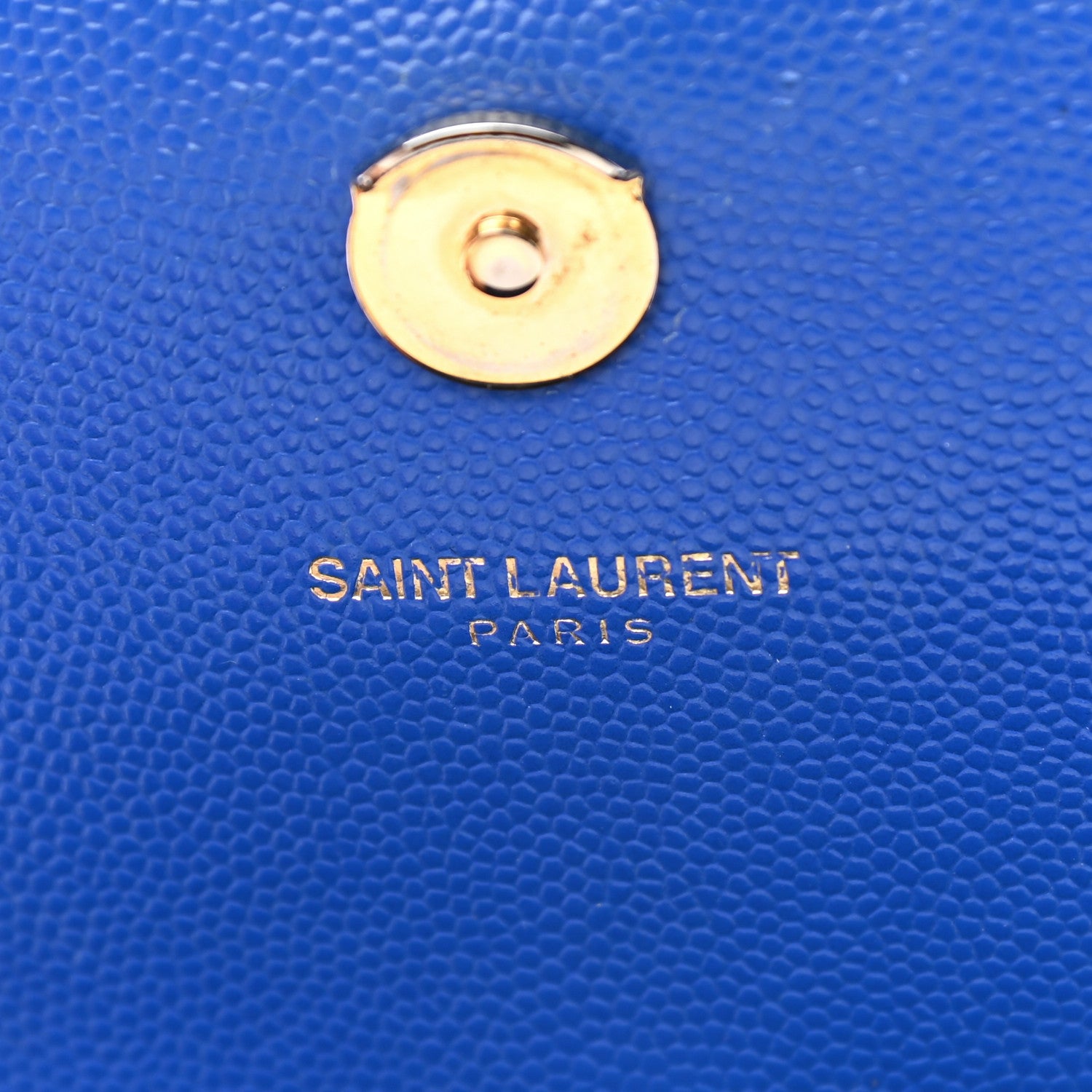 Saint Laurent Grain De Poudre Small Classic Monogram Kate Satchel Royal Blue 7 of 12