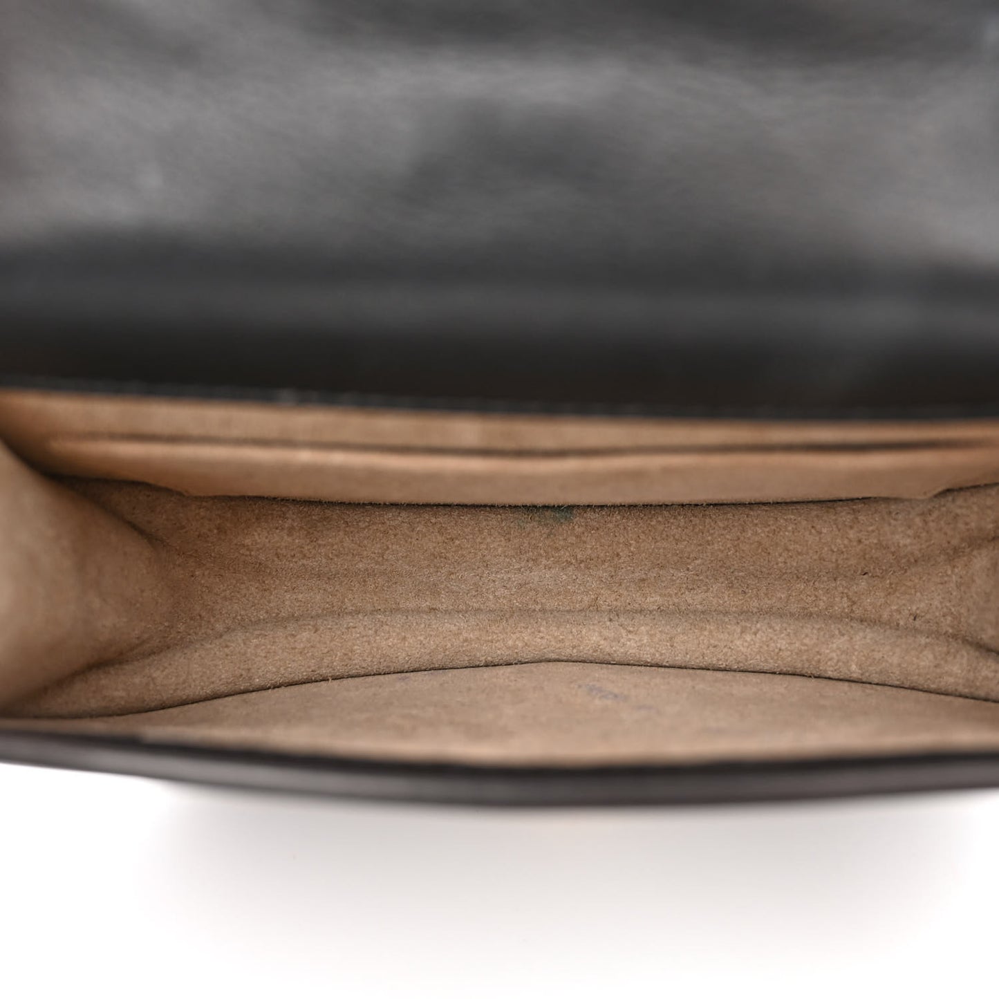 Calfskin Suede Quilted Small Nile Bracelet Bag Black