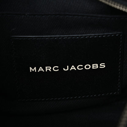 Marc Jacobs Calfskin Striped Small The Traveler Tote Bag Black White 6 of 11