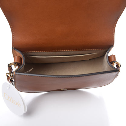 Chloe Calfskin Suede Medium Nile Bracelet Bag Caramel 5 of 7