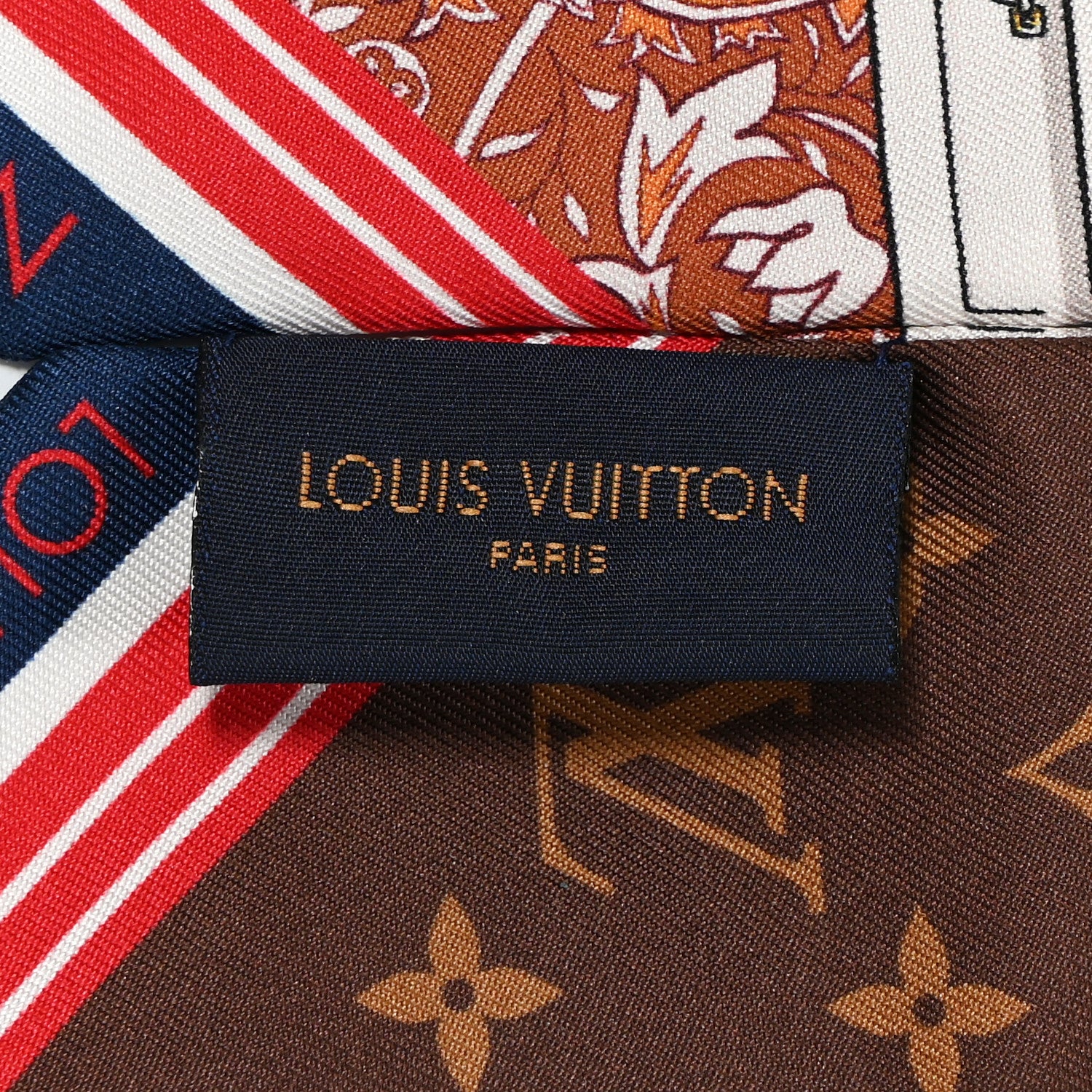 Louis Vuitton Silk Monogram LV Prive BB Bandeau Beige 3 of 4
