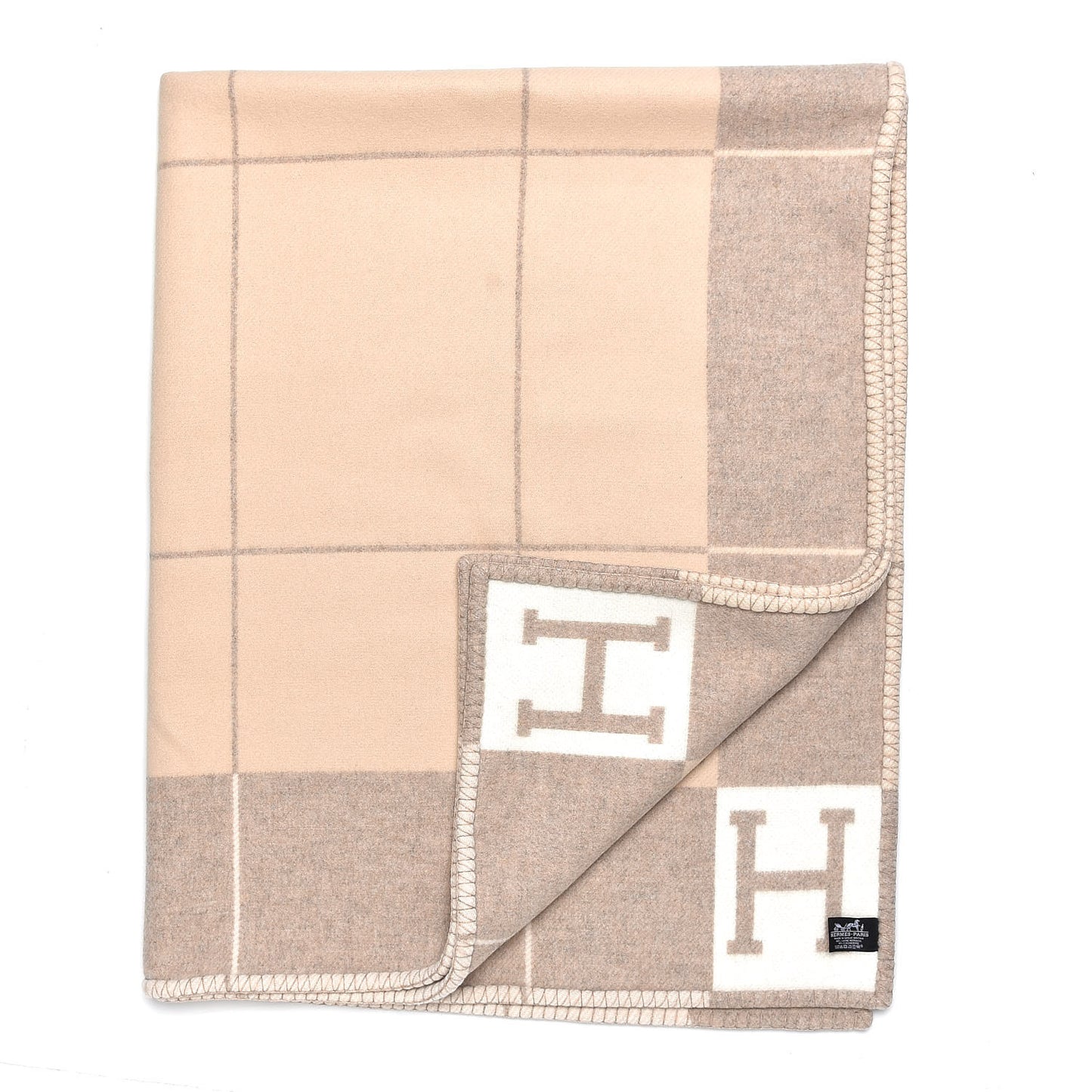 Wool Cashmere Avalon III Blanket Coco Camomille
