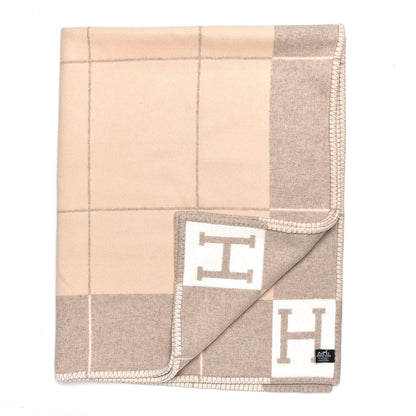 Hermes Wool Cashmere Avalon III Blanket Coco Camomille 3 of 4
