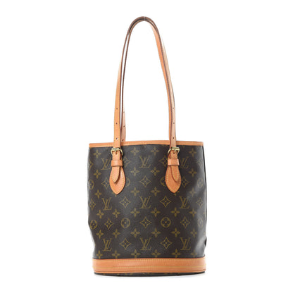 Louis Vuitton Monogram Petit Bucket 23 1 of 13