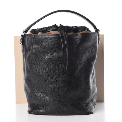 Burberry Grainy Calfskin Medium Susanna Hobo Black 8 of 8