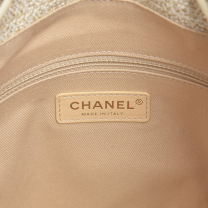 Chanel Canvas Deauville Drawstring Bag Ivory 6 of 7