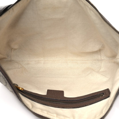 Gucci GG Supreme Monogram Web Small Ophidia Half Moon Hobo Brown 5 of 11