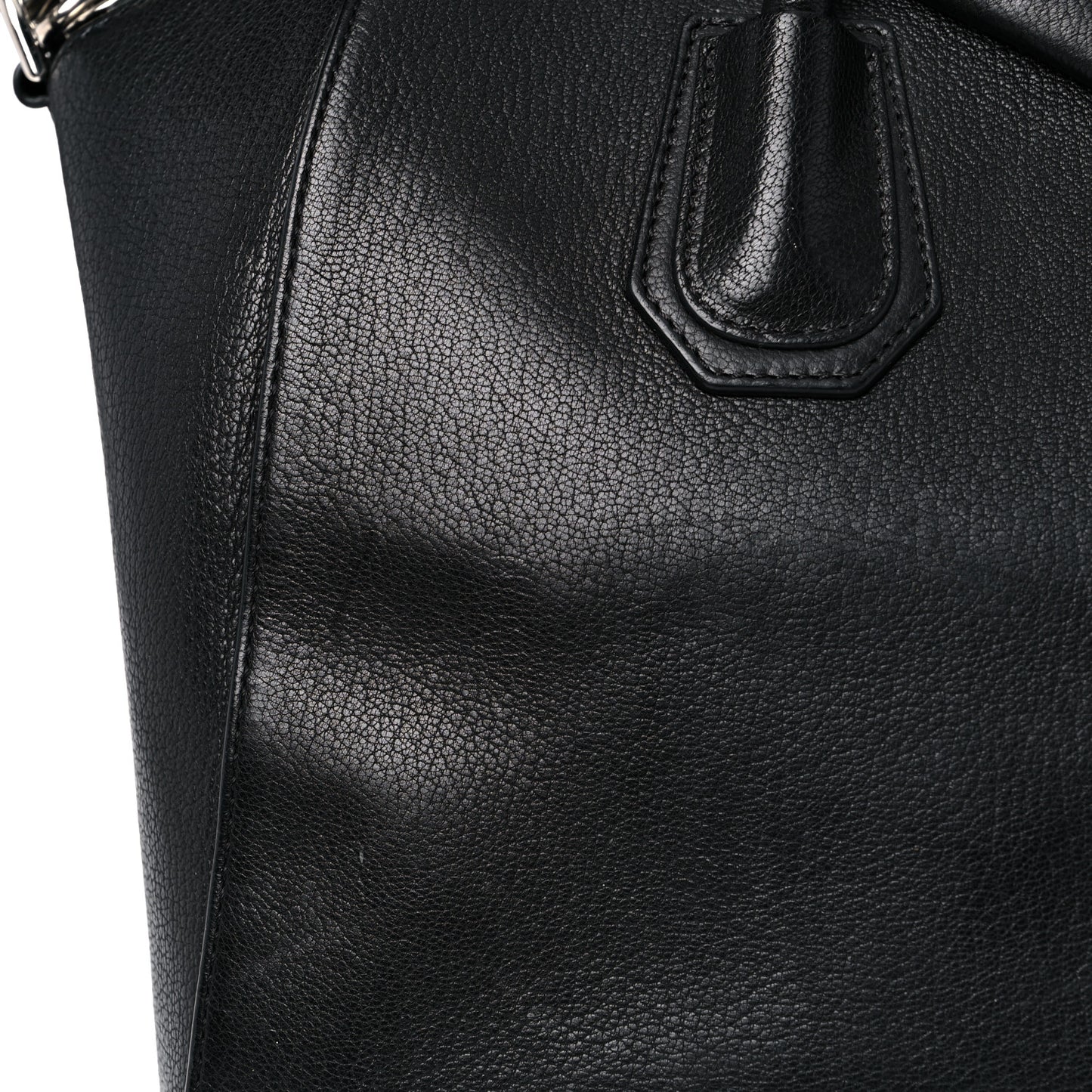 Sugar Goatskin Medium Antigona Black